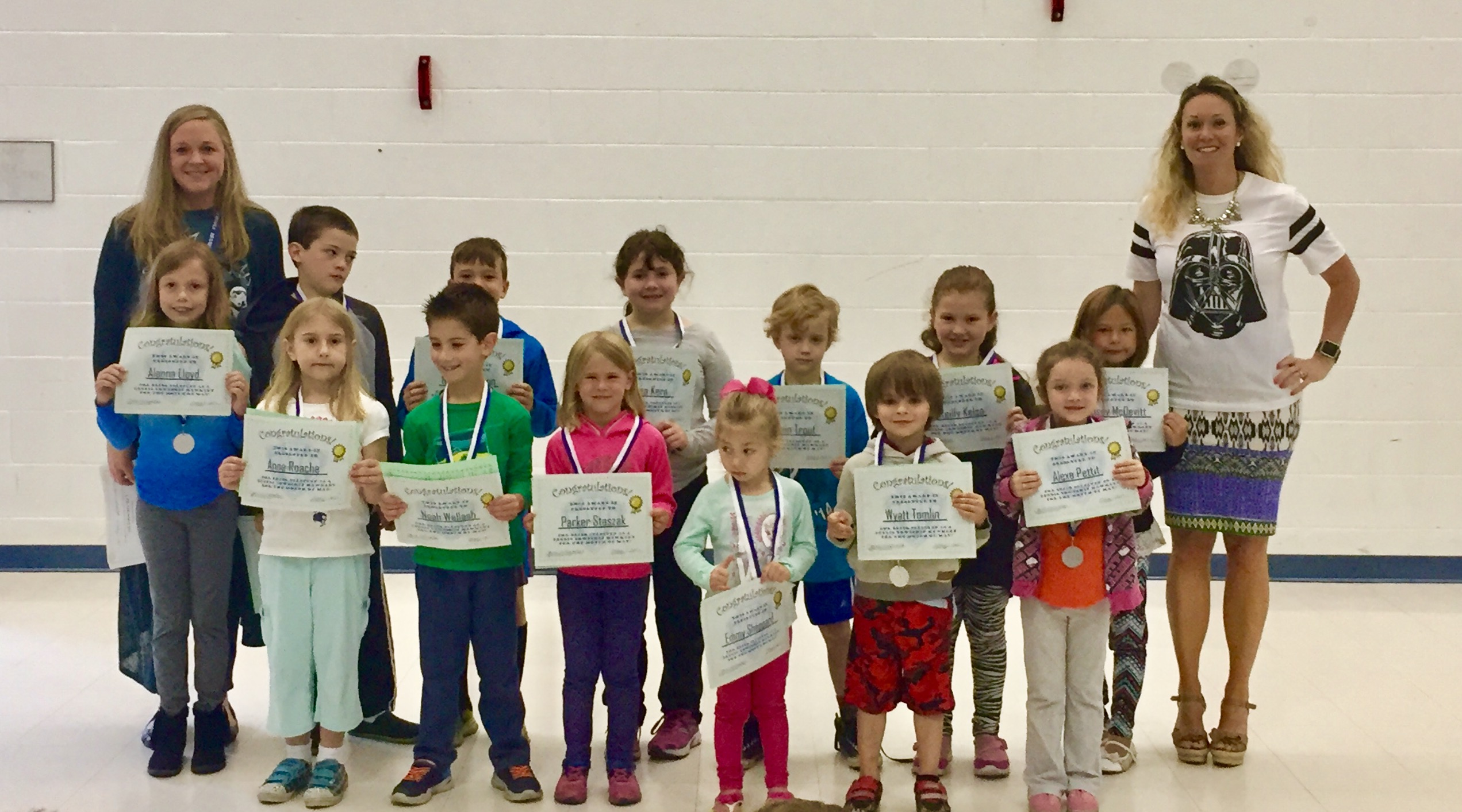 DTSD - Primary School Hawklets of the Month - May 2017