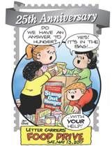 25th Annual Stamp Our Hunger® Food Drive to Be Held May 13