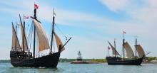 Columbus Ships Pinta and Niña to Land in Cape May County