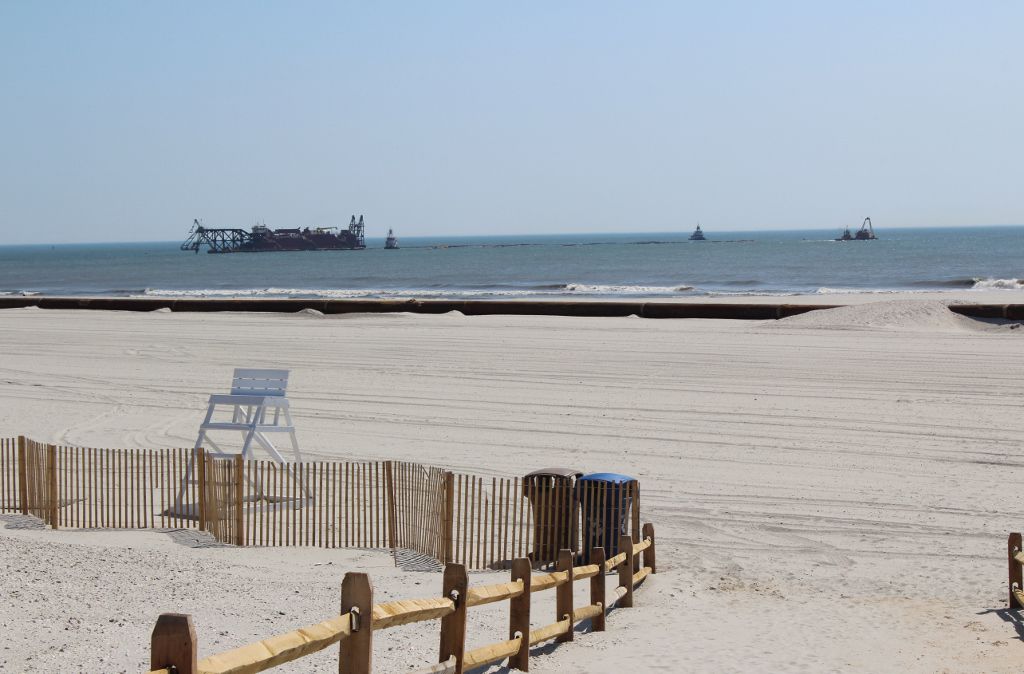 Texas moves past new 13th Street beach.