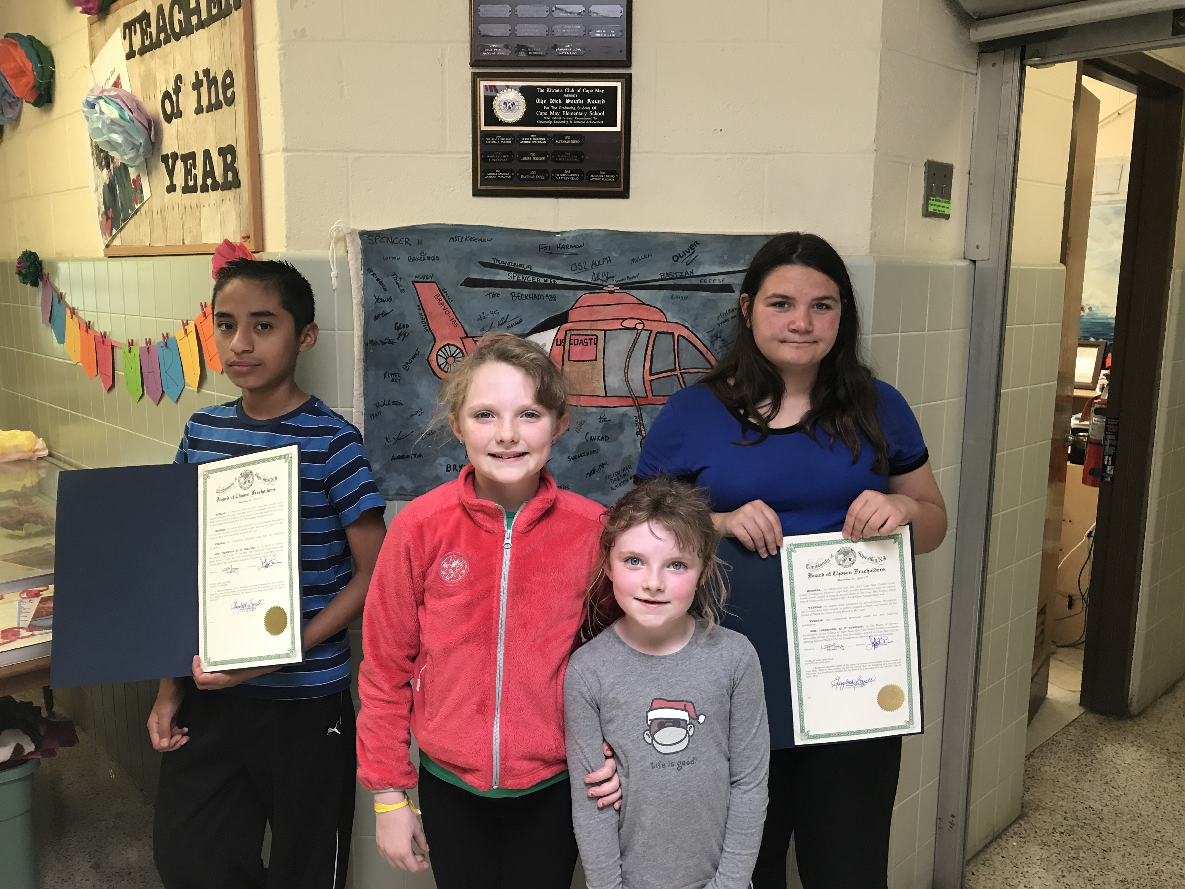 Coast Guard Poster Contest Winners