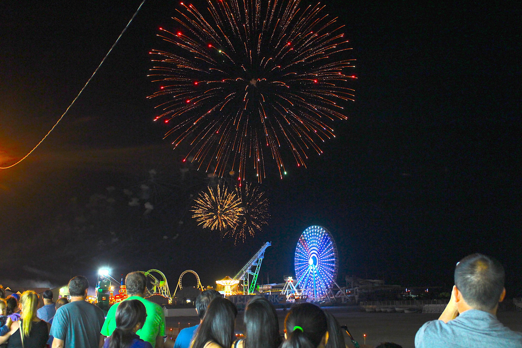 Fireworks light up the sky in Wildwood