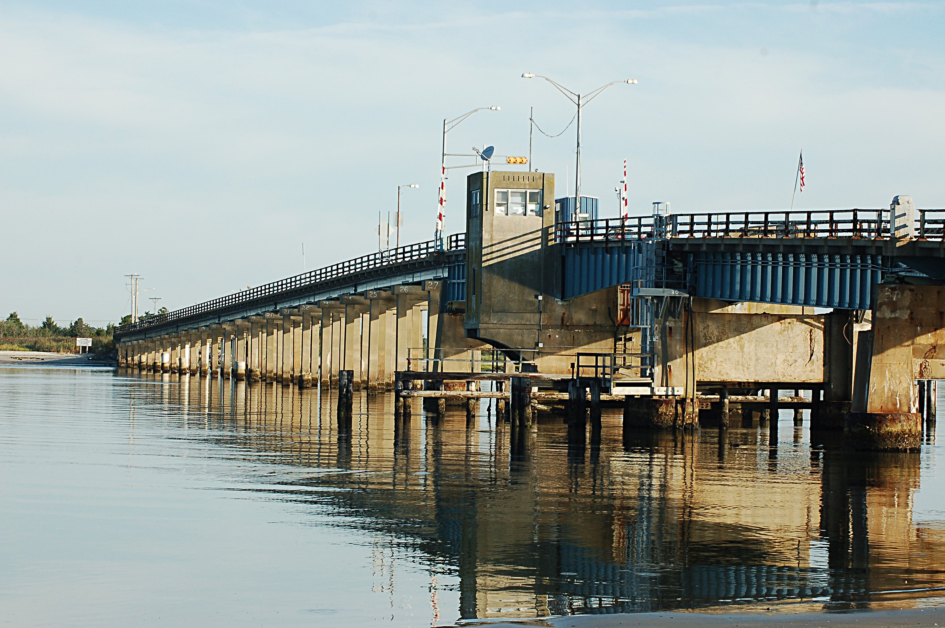 The Corson’s Inlet Bridge is one of the four bridges on the scenic Ocean Drive