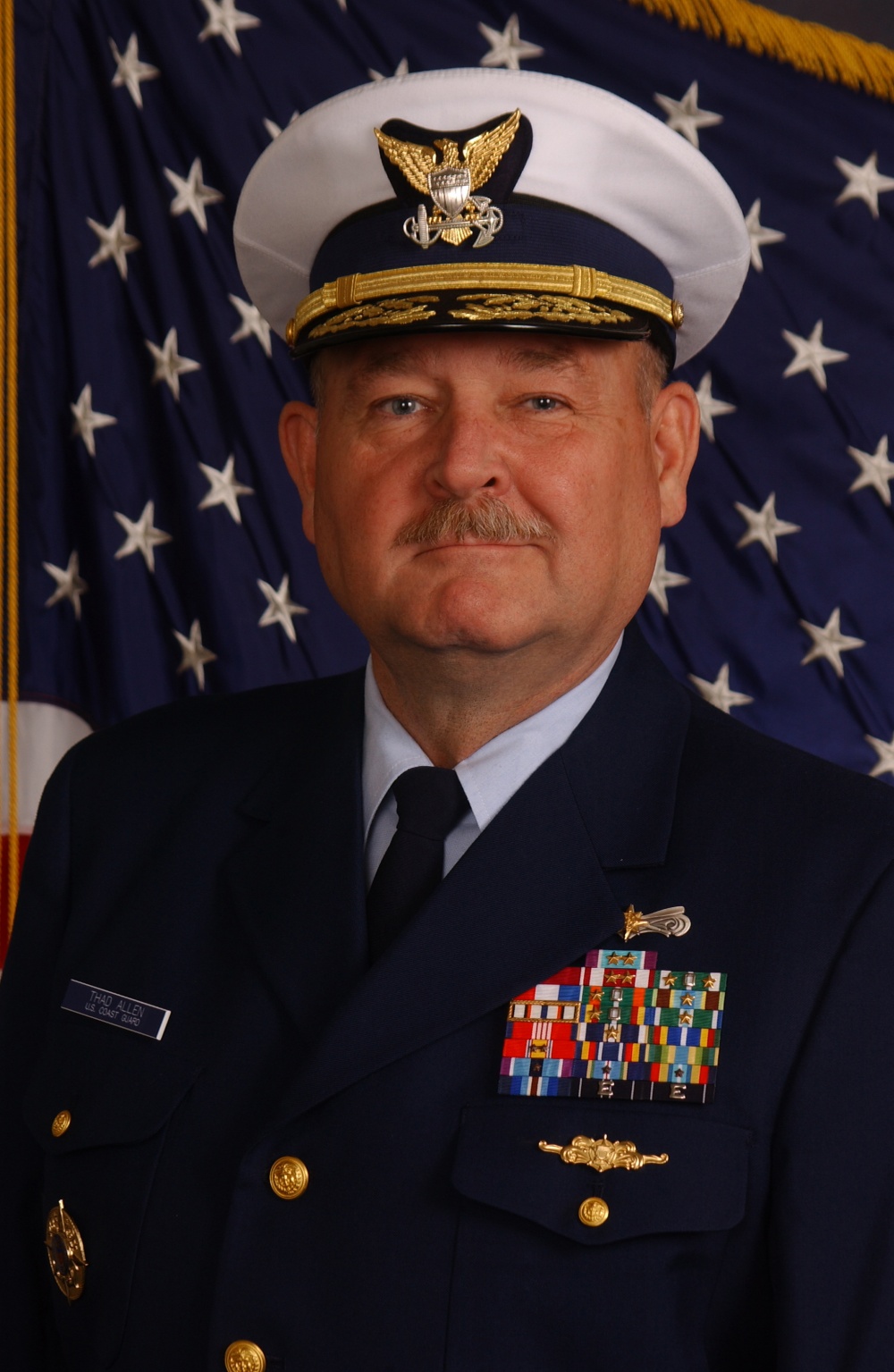 Adm. Thad Allen spent 39 years in the U.S. Coast Guard before retiring in 2010.