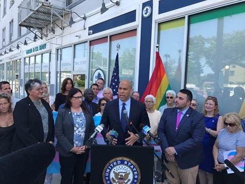 Booker Joined by LGBT Advocates in Outlining Efforts to Reverse Ban of Transgender Americans in our Military1