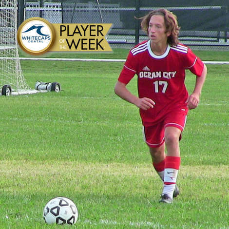 Hunter Paone of Ocean City High School is the first Player of the Week winner for the 2017 Fall Season.