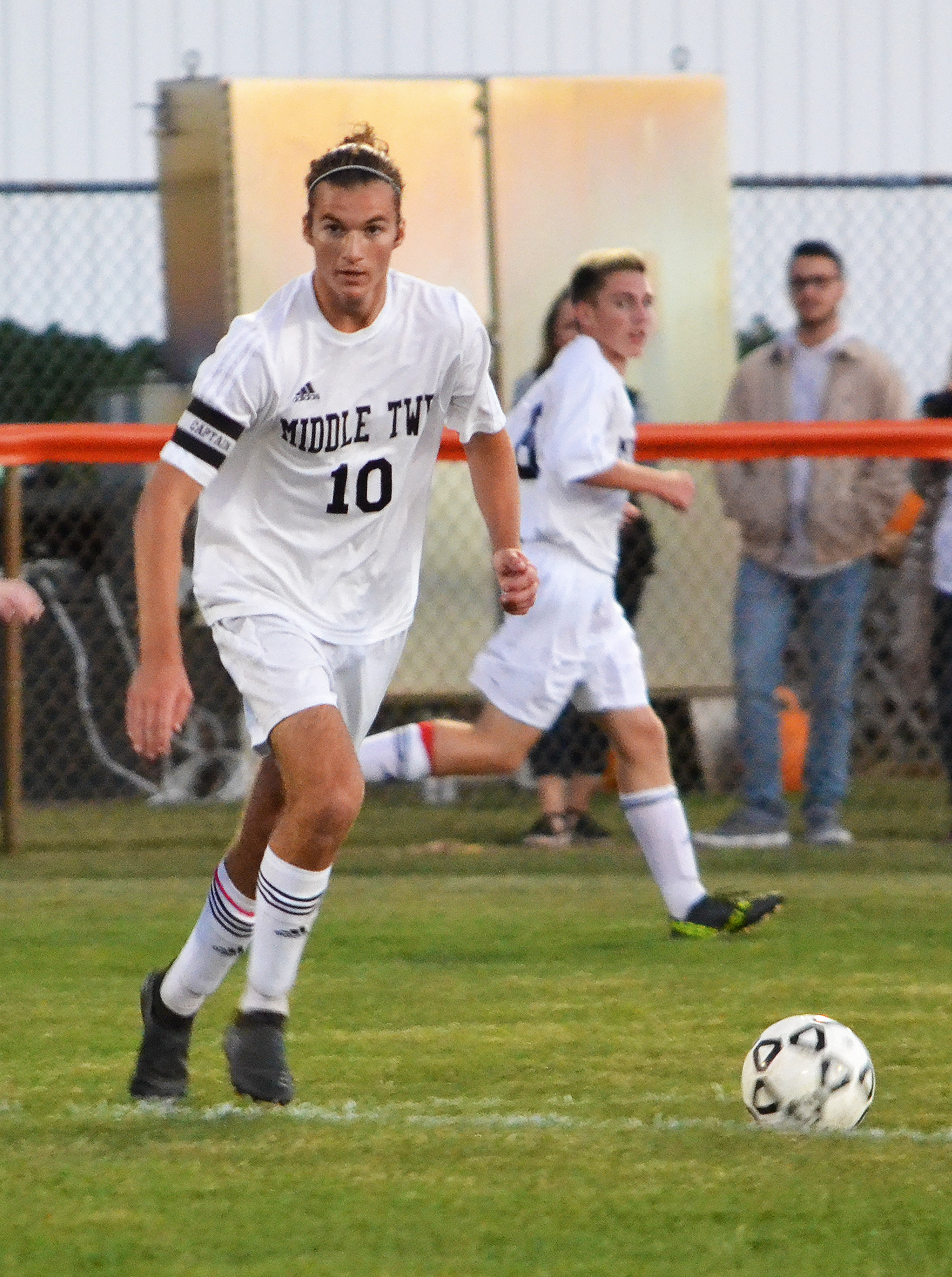 Middle Township's Matt Brown scored two goals in the team's home game against Lower Cape May on Oct. 4.