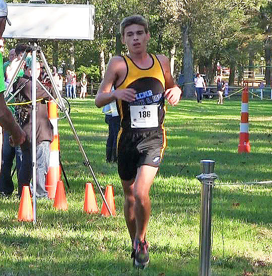 Lower Cape May cross country runner Will Berger was the top finisher in the county meet on Oct. 19