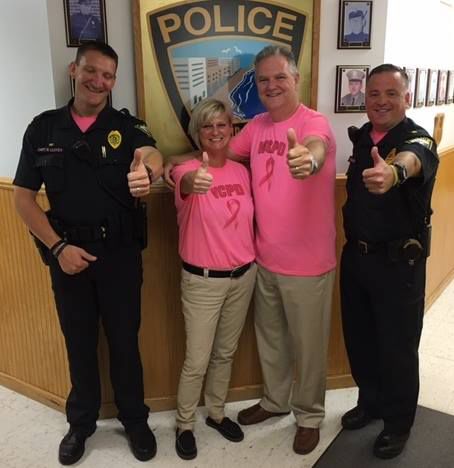 The Wildwood Crest Police Department proudly supports Breast Cancer Awareness Month. During the month of October