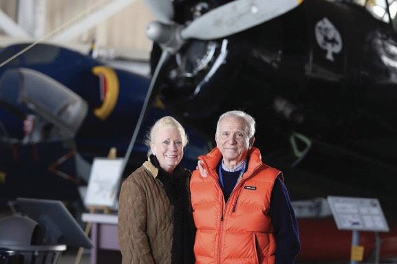 Dr. & Mrs. Salvatore at Naval Air Station Wildwood Aviation Museum.