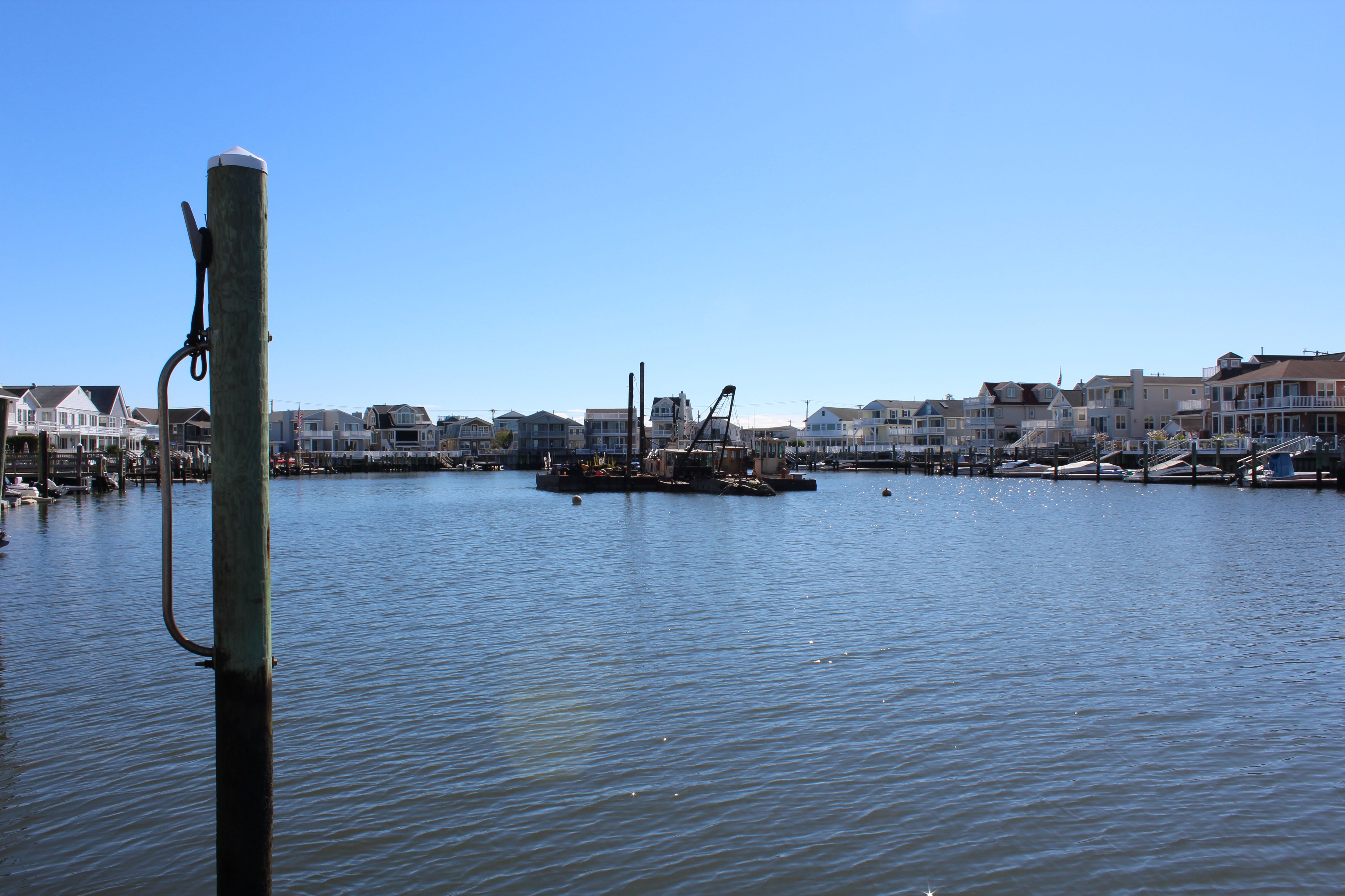 Hydraulic dredging of Carnival Bayou (between W. 16th Street and W. 17th Street) began on Oct. 16 in Ocean City.