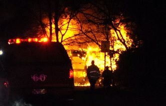 Chimney Fire Damages Garage