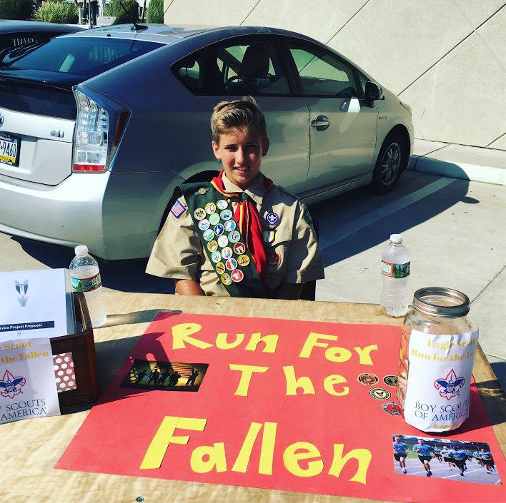 Boy Scout Corbin Menz-Gentzow works toward Eagle rank.