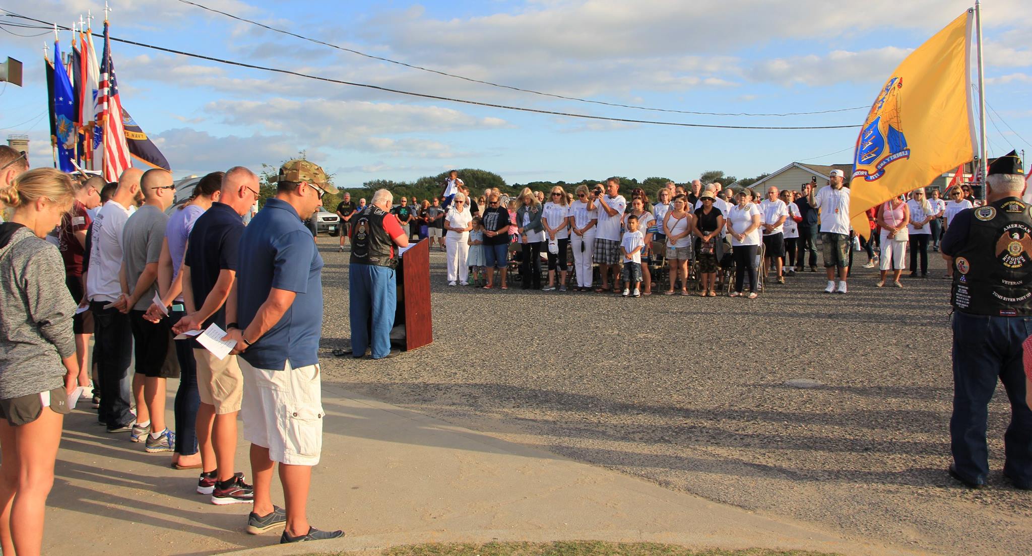 Photo from Sunset Beach ceremony Wednesday