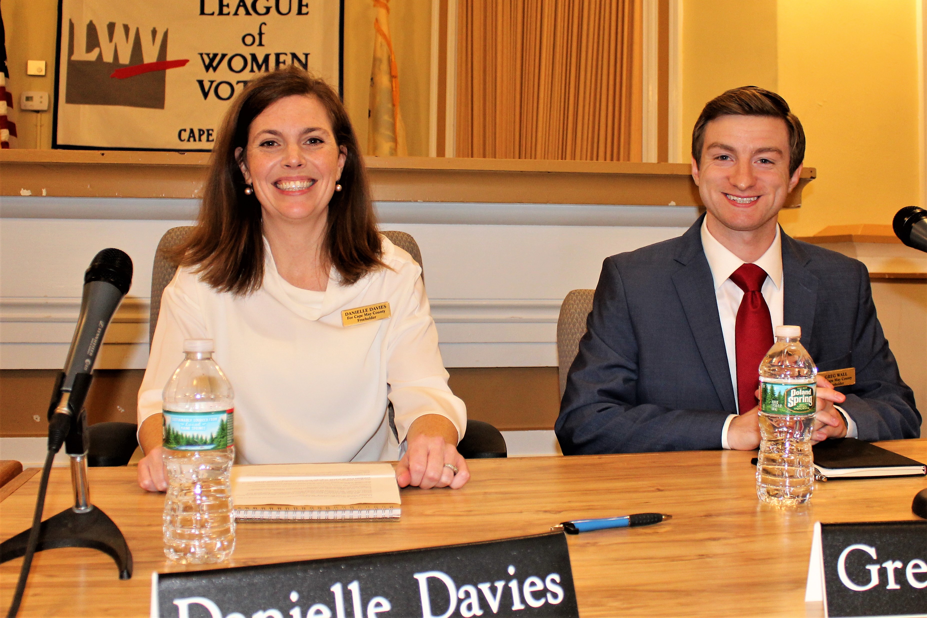 Democratic freeholder candidates Danielle Davies