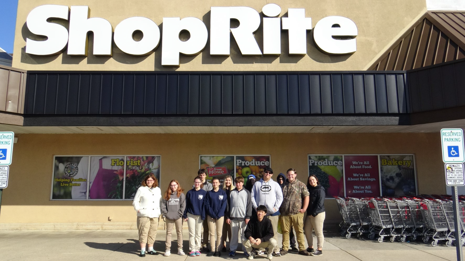 Cape Christian Academy Students Assist at ShopRite Rio Grande