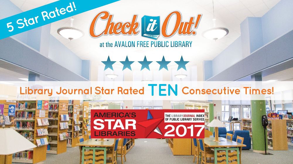 Avalon Library Awarded Five Stars for 10th Consecutive Time