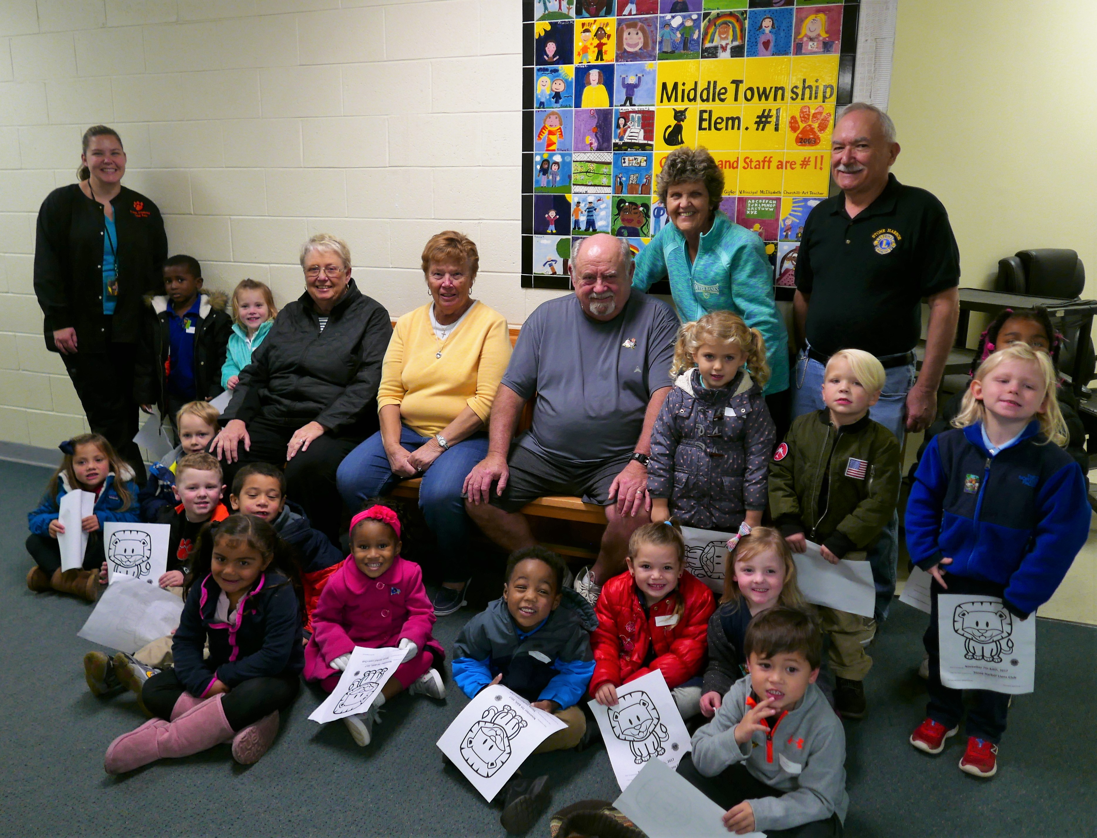 Stone Harbor’s Lion Club Members Provided Free Vision Screenings for Middle Township Students