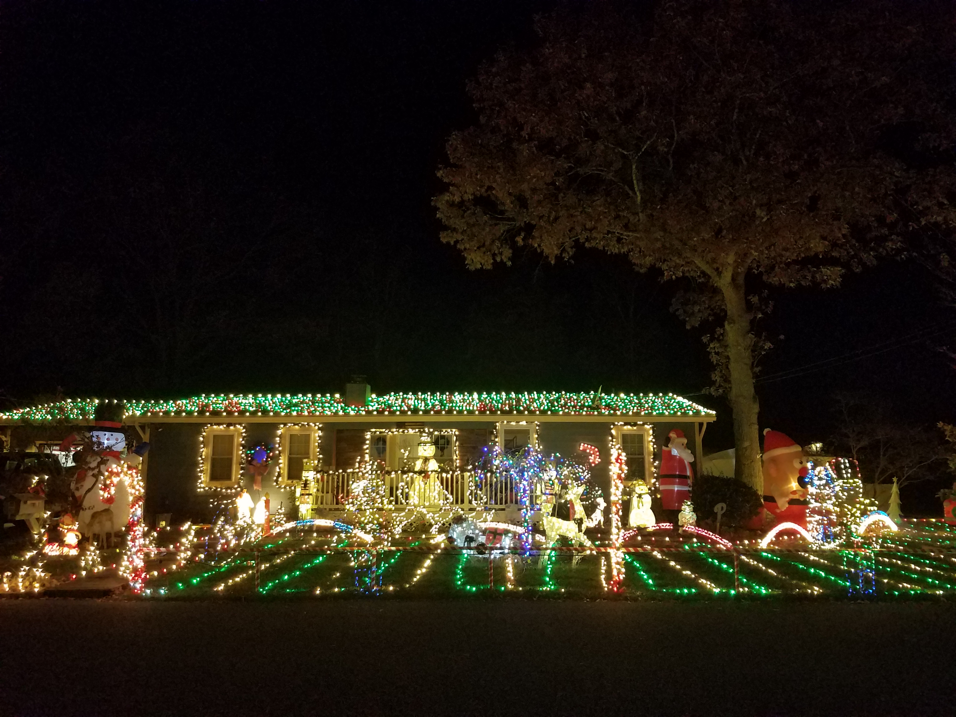 Chris Petrenko’s Christmas display in Villas features music and a 12-foot-tall rubber duck.