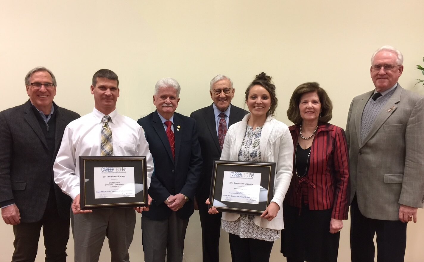 Pictured (left to right): Freeholder Will Morey