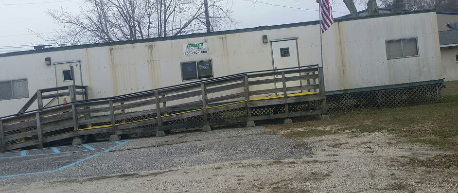 This trailer currently houses the United States Post Office for ZIP code 08252.