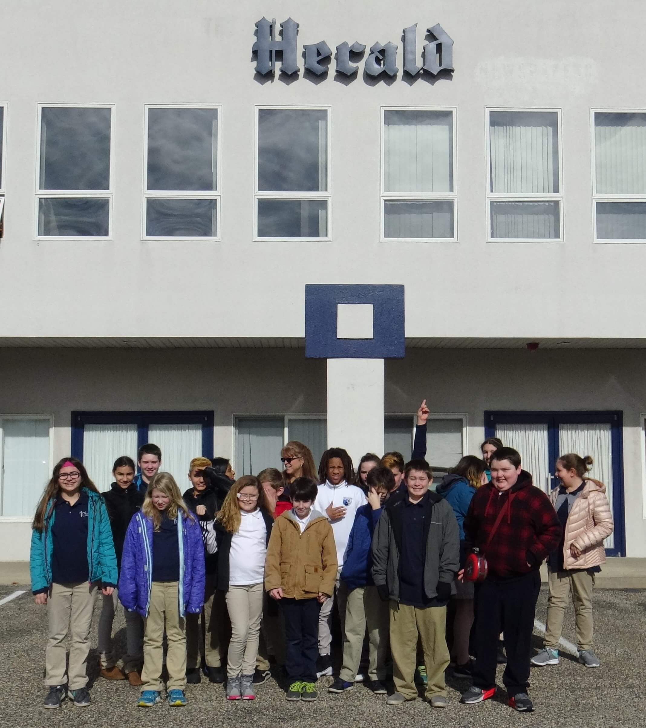 Cape Christian Academy Students Visit the Herald