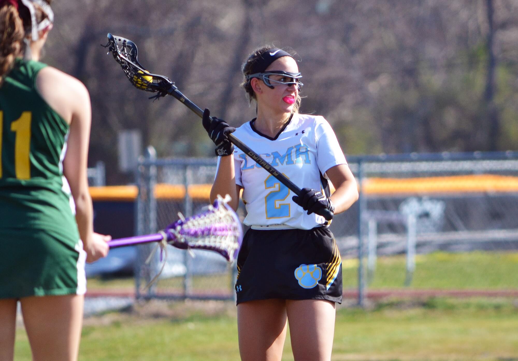 Lower Cape May's Maya Critchfield scored five goals in the team's 18-3 win over O.L.M.A. on April 13 in Erma.