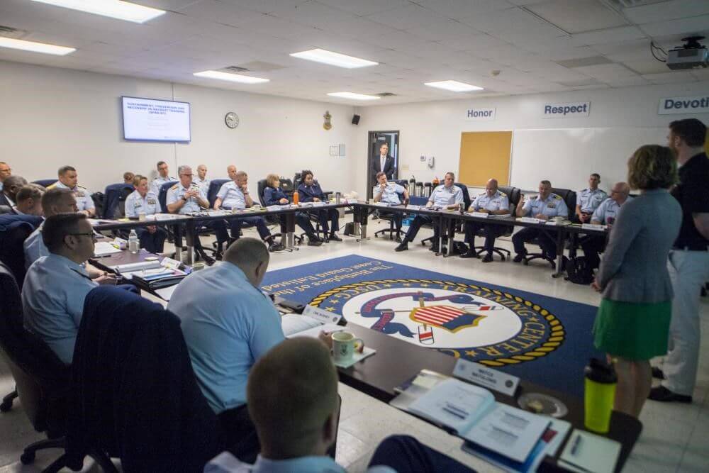 USCG Training Center Hosts Board of Advisors and Coast Guard Enlisted Person of the Year Ceremony