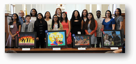 Department of Human Services Awards Teens for Creativity in Celebrating Their Family Tree