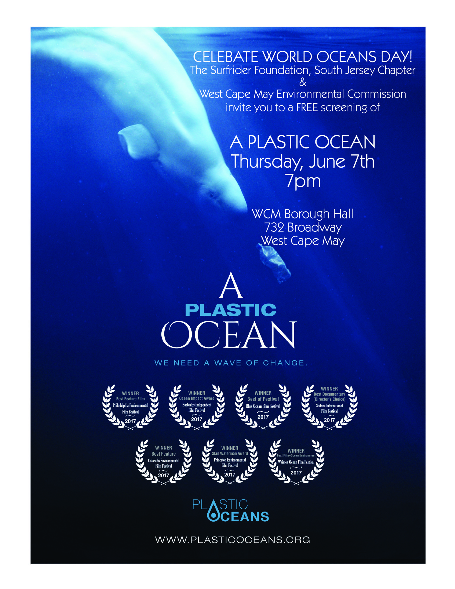 A plastic ocean poster