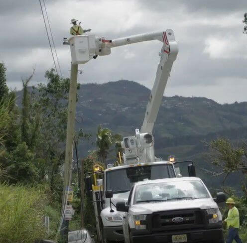 Atlantic City Electric crews on the ground in Puerto Rico worked in challenging conditions in the mountainous Caguas region to restore service for customers.