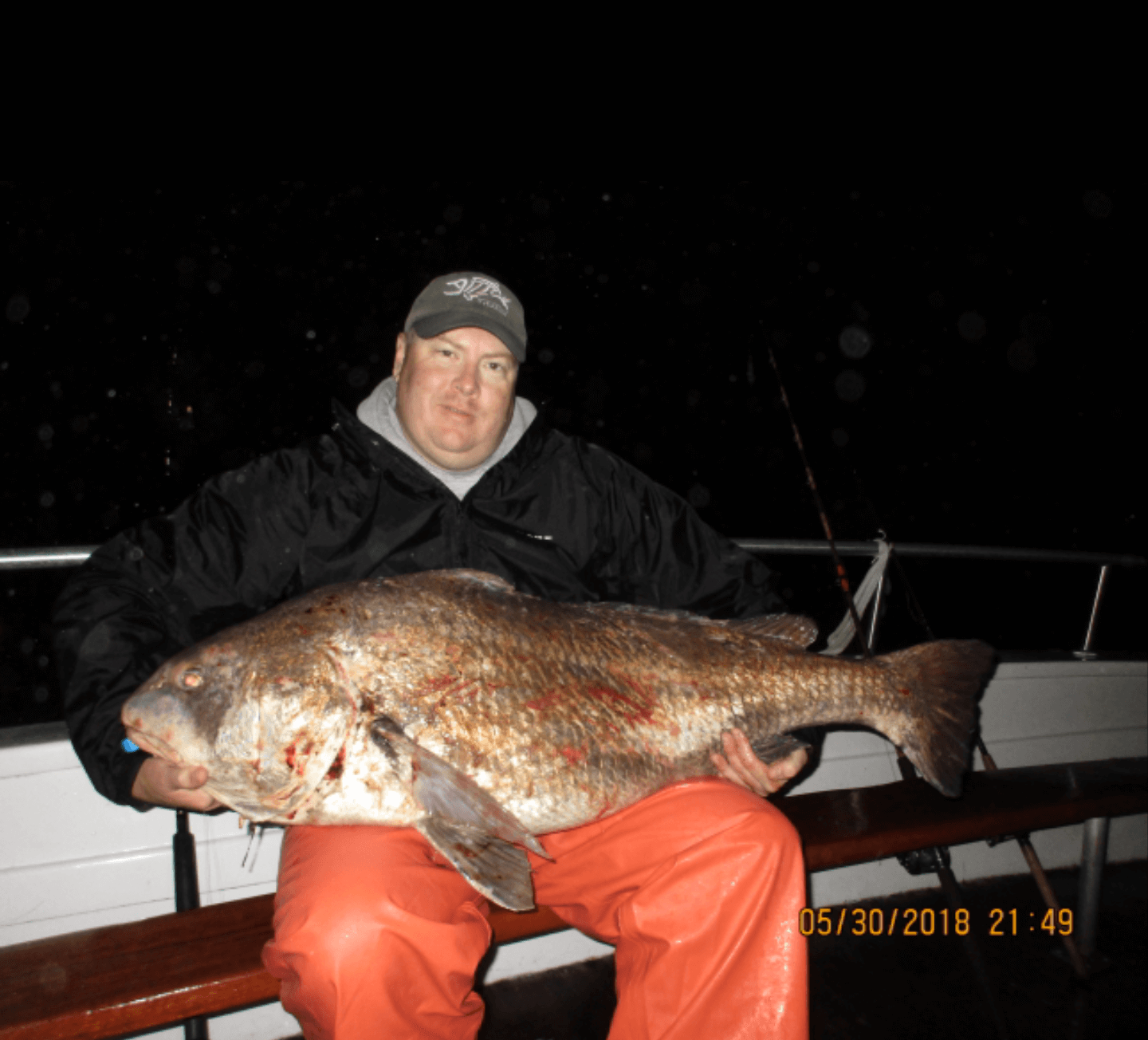 Gary Agness and his 70-pound drum.