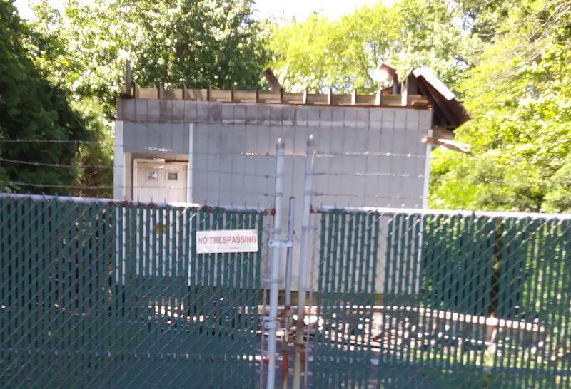 The ceiling of the sewer pump station at Sixth Street and Roosevelt Boulevard in Del Haven collapsed early in the week of May 22. Middle Township Sewer Department tore down the damaged facade of the sewer pump station within a week of receiving word of problems with the structure.  