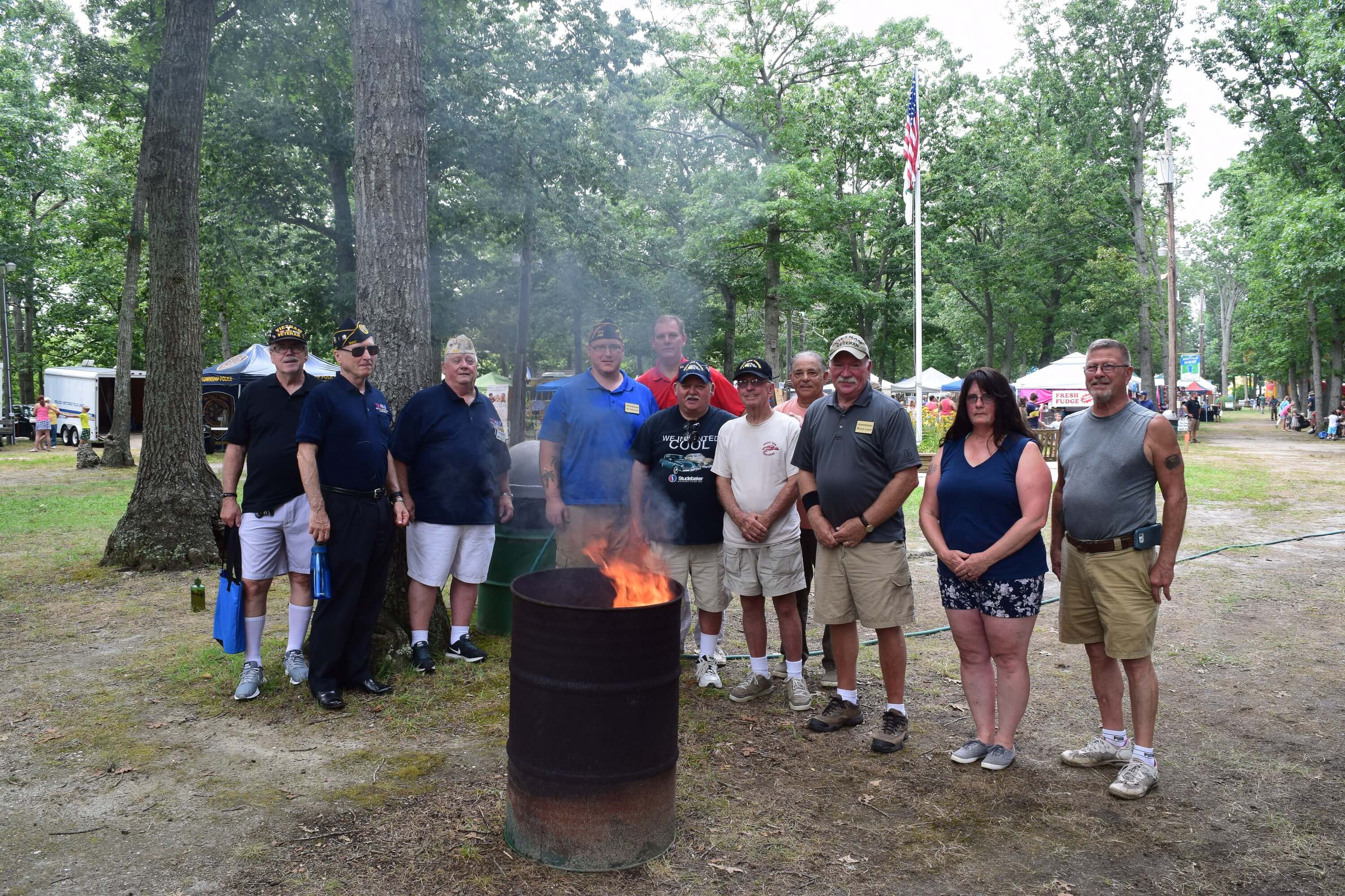 4-H Hosts 3rd Annual Flag Retirement Ceremony During the 4-H Fair