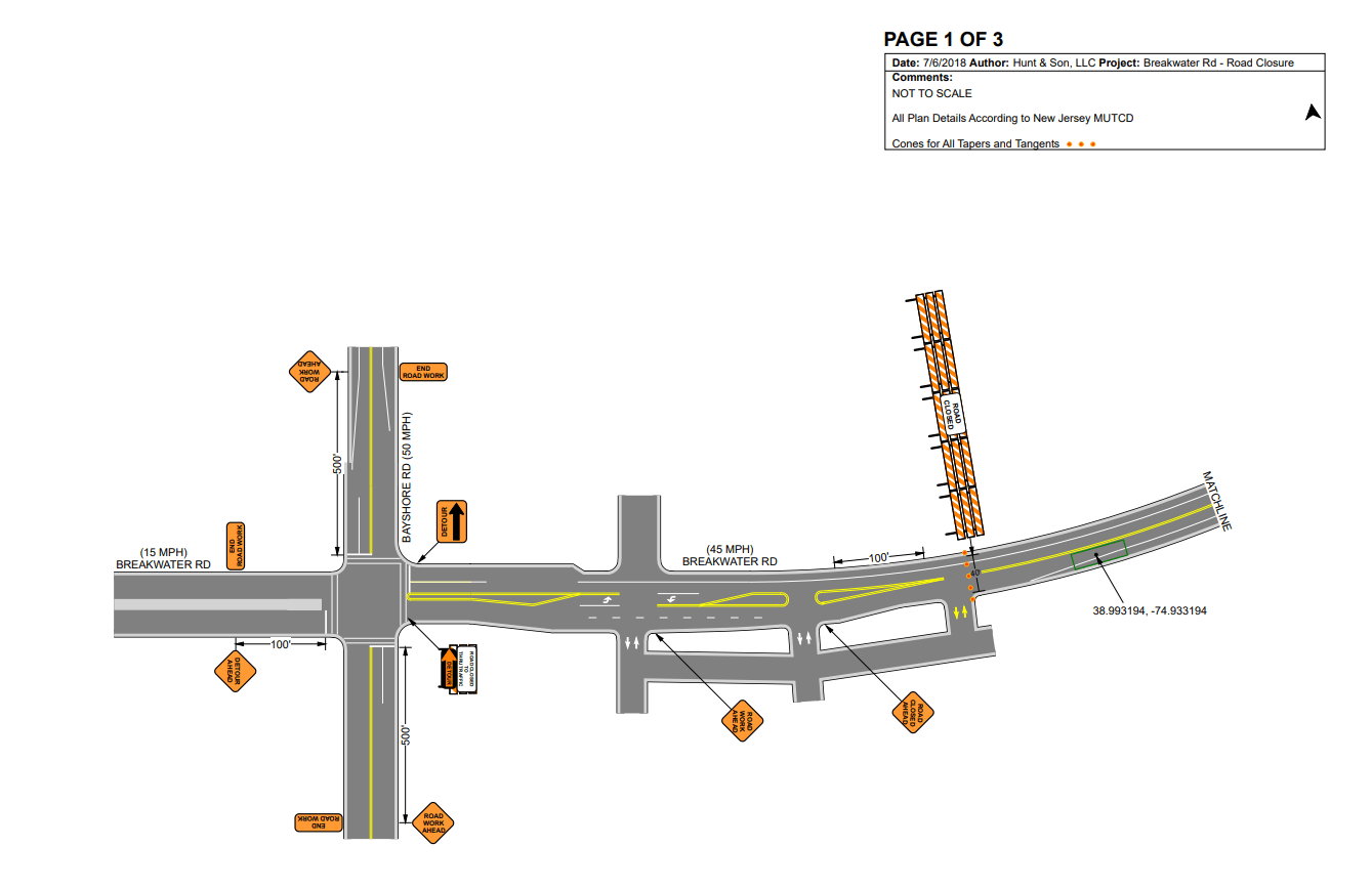 Breakwater Road Closure1