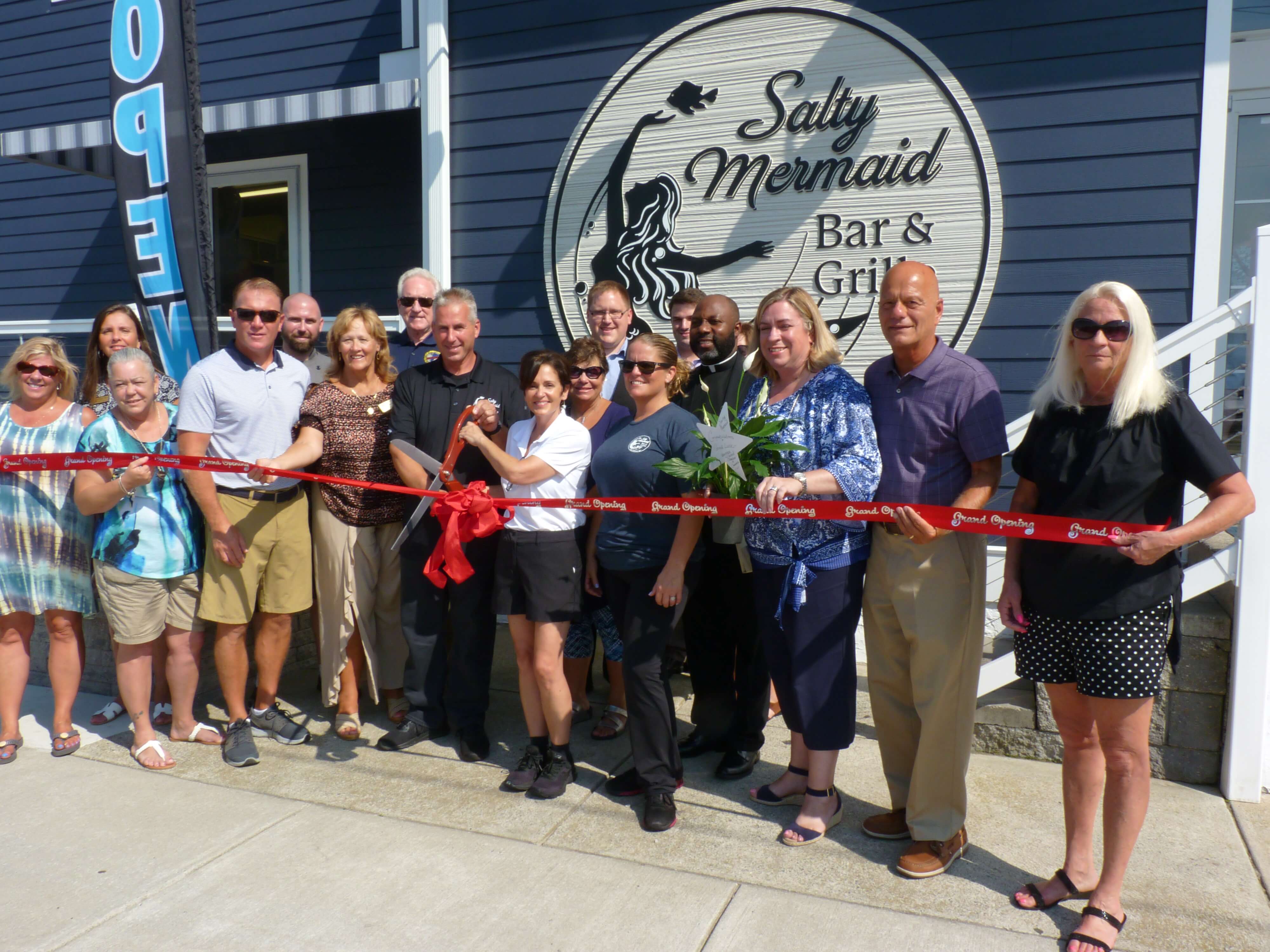 Salty Mermaid Bar & Grille in North Wildwood Holds Grand Opening Ribbon Cutting Ceremony