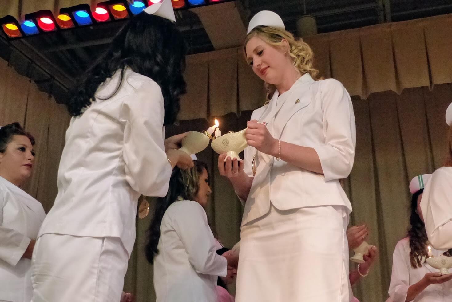 Members of the 55th Practical Nursing class at the Cape May County Technical School Joie Cohen