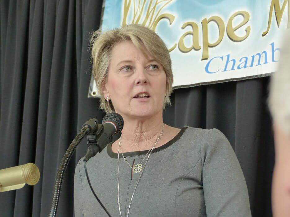 Cape May County Chamber of Commerce President Vicki Clark