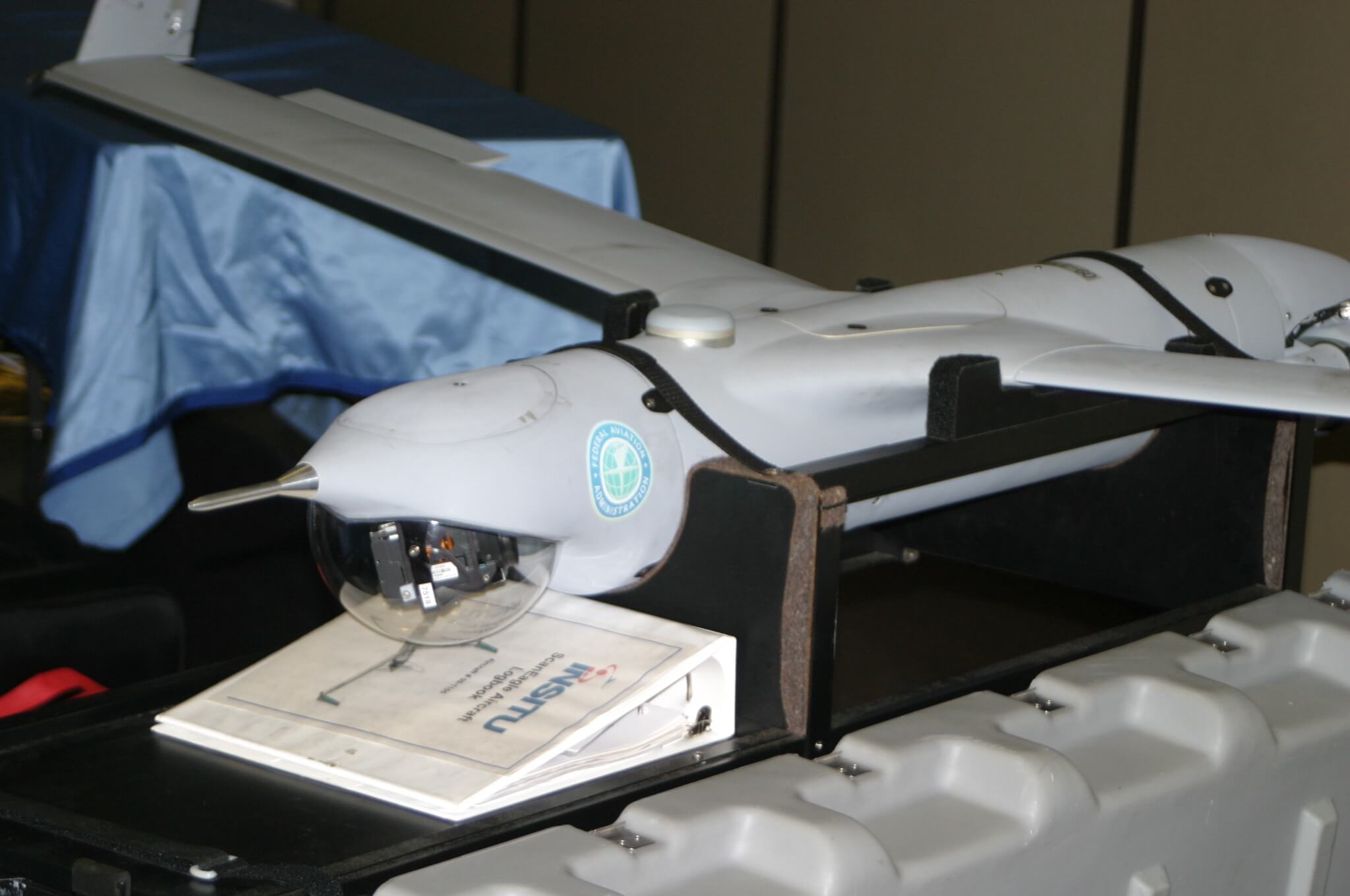 The Federal Aviation Administration displayed a large drone at the UAS Conference in Cape May.