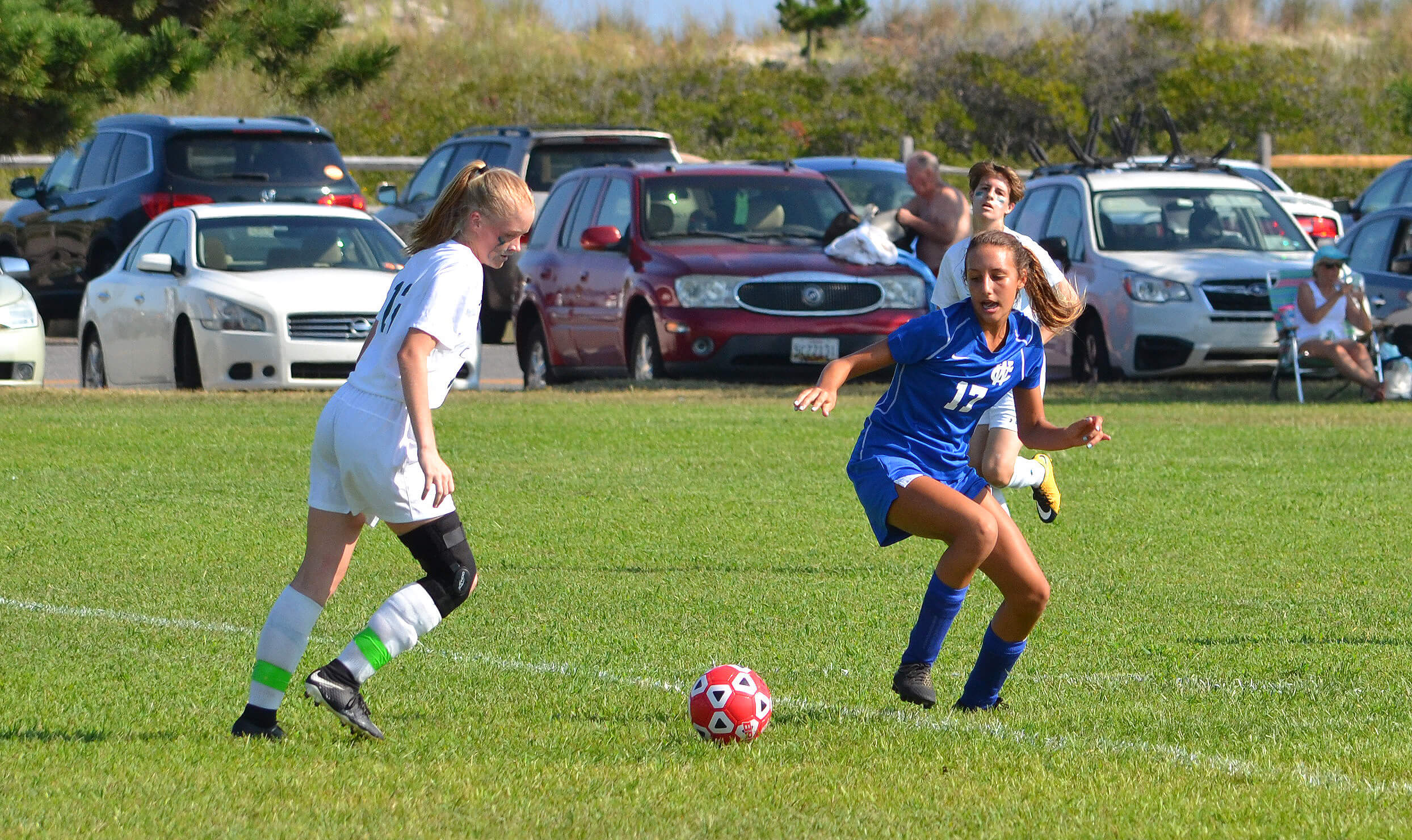 The Wildwood Catholic girls soccer team hosted Cape May Tech on Sept. 6 in Stone Harbor.