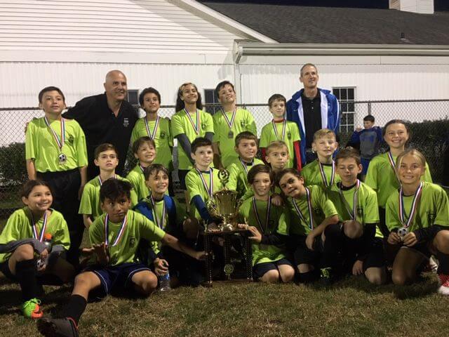 Congratulations to Wildwood FC Europa for winning the 9-10 championship game against Dennis Township Blue on Oct 20th with a score of 3-0. Congrats to Coach Zak and Coach Mario on a great win. 