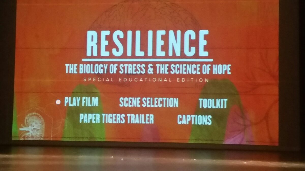 Those who participated in a community discussion Nov. 12 also watched the documentary "Resilience: The Biology of Stress and the Science of Hope