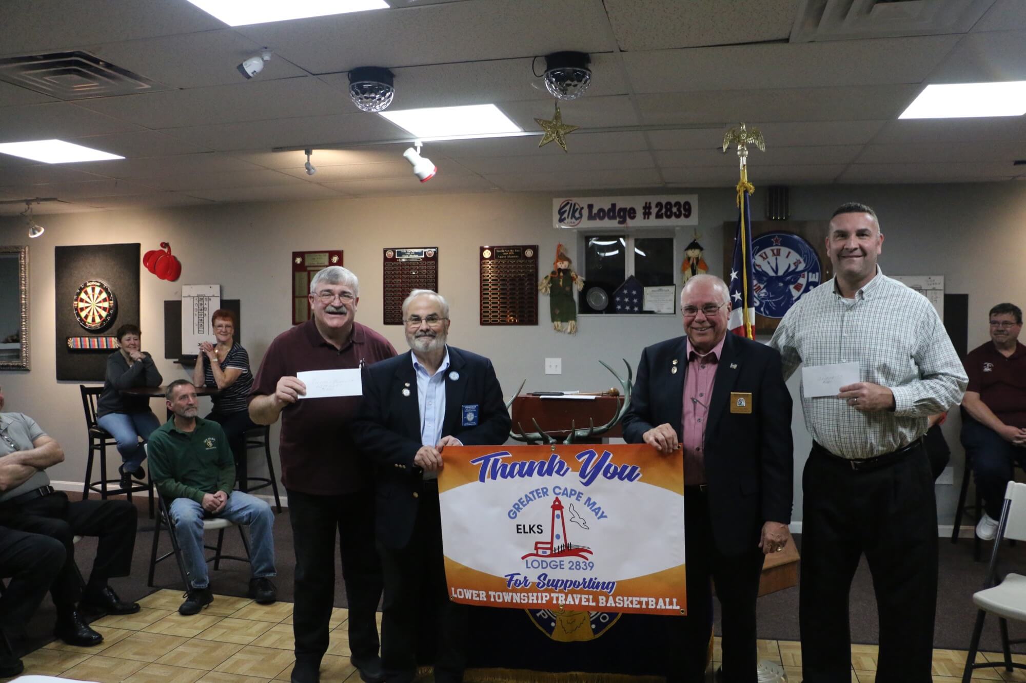 Elks Donate to Lower Basketball Tournament and Team Uniforms