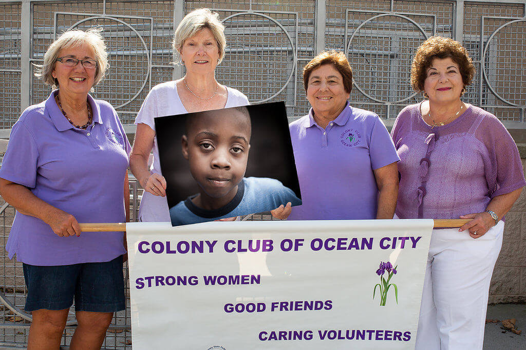 The Colony Club of Ocean City: From left are Cathi Ferber