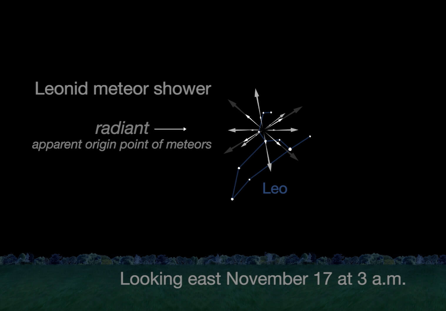View Leonid Meteor Shower Nov. 17-18