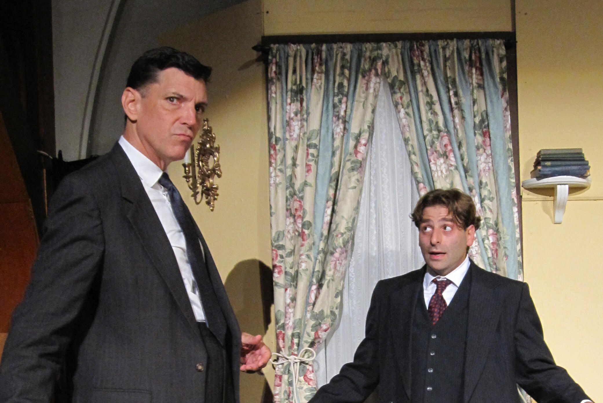 Paul Battiato and Morgan J. Nichols in Lynne Theater Company's "Arsenic and Old Lace