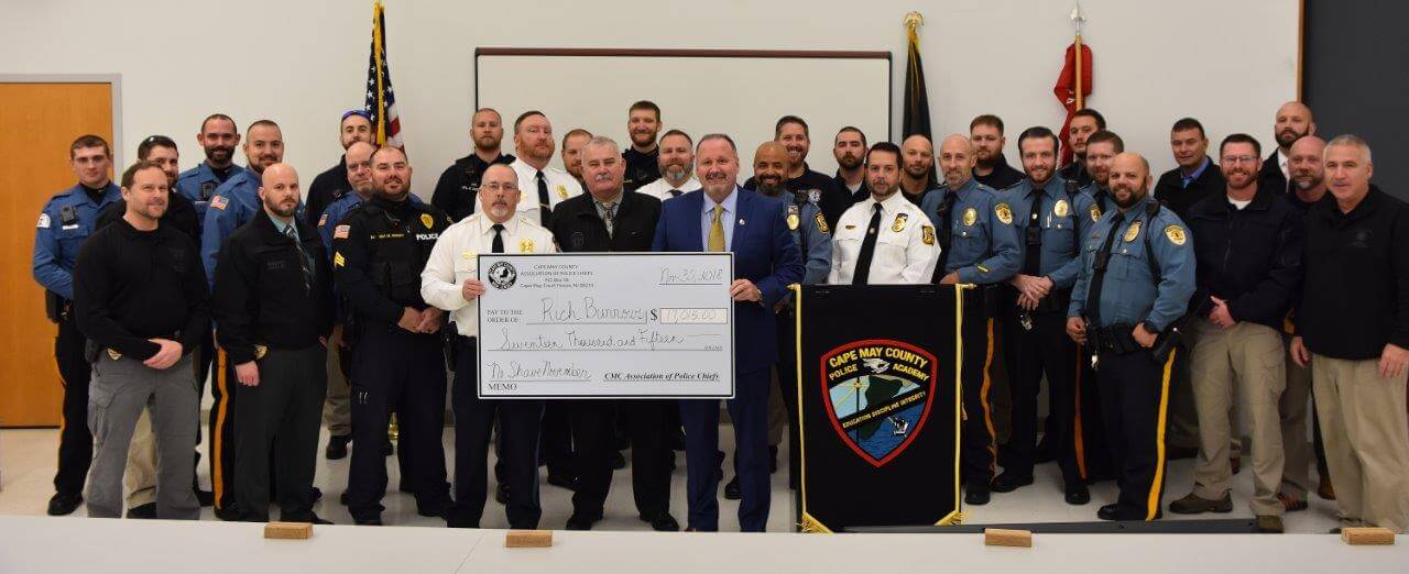 Police chiefs and officers from various departments in Cape May County observed No Shave November to let hair and beards grow to raise awareness and funds for a local cancer patient