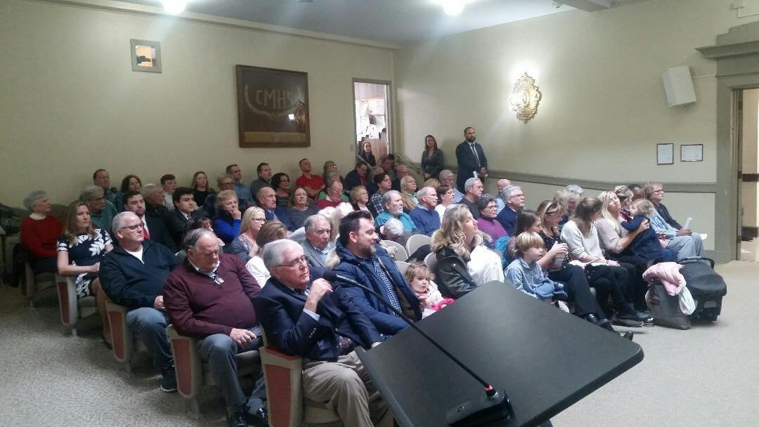 Citizens fill City Hall auditorium Jan. 1 to witness Cape May City Council's reorganization.