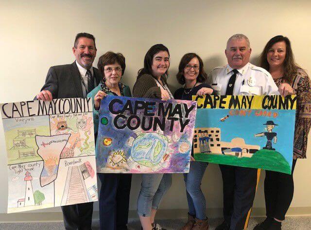 My County Poster Contest judges Sionna Hartigan and Kristin Stech