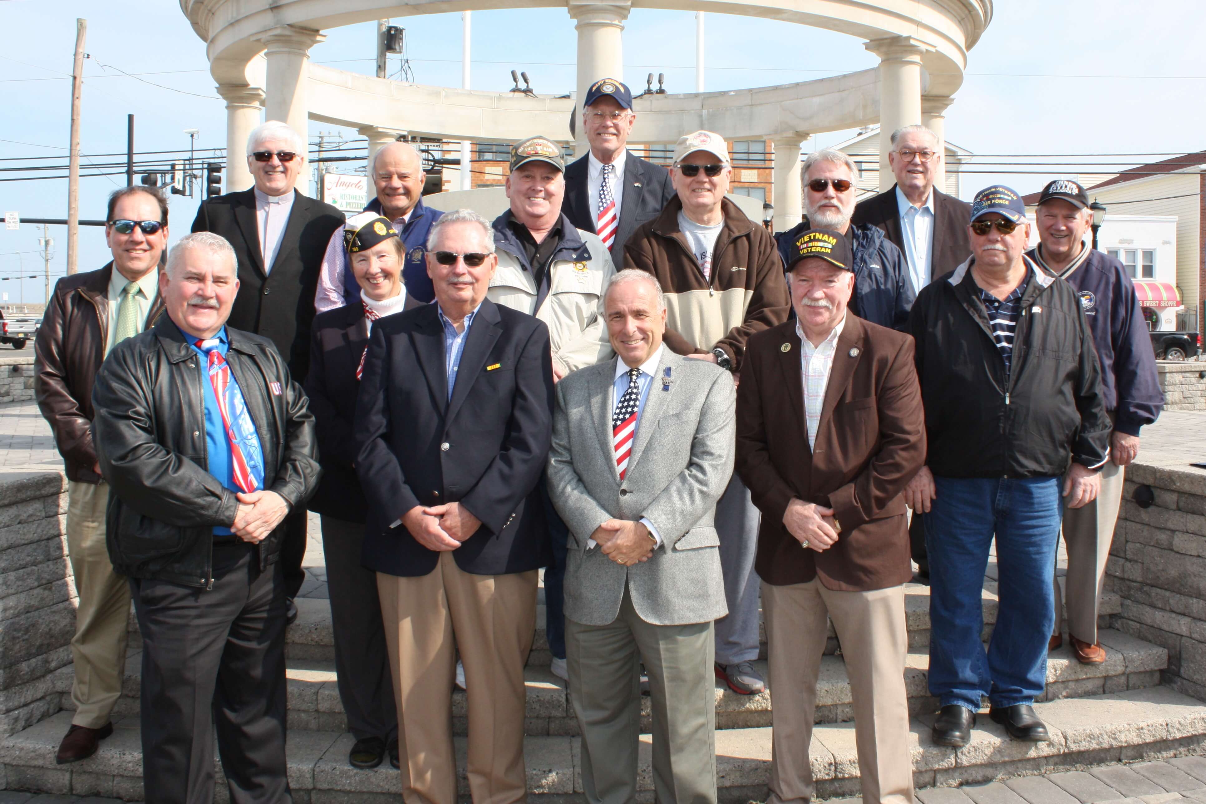 The public is invited to honor all of our nation’s Vietnam War Veterans in Sea Isle City on March 29 during the resort’s National Vietnam War Veterans Day ceremony. Shown during last year’s observance are numerous veterans